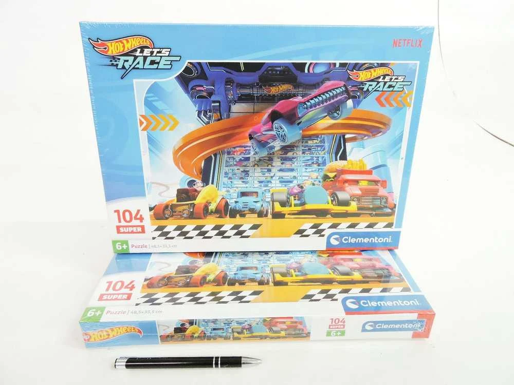 Clementoni Dėlionė 104 vnt. - Hot Wheels