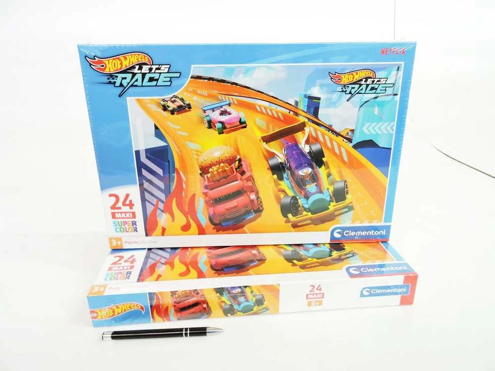Clementoni Dėlionė 24 vnt. - Hot Wheels