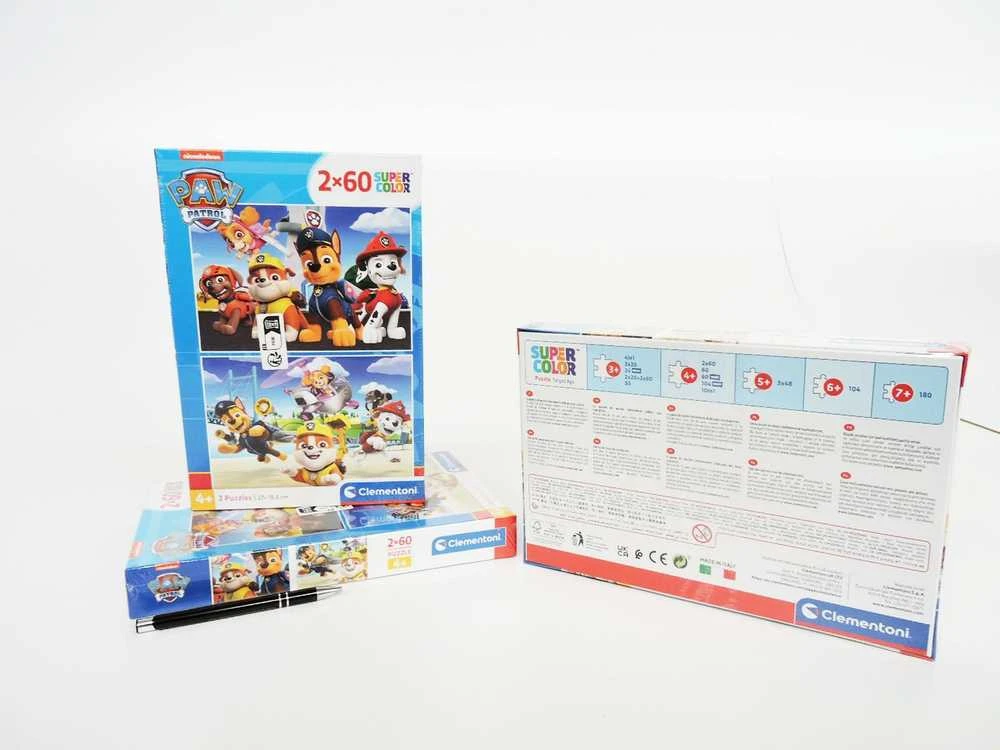 Clementoni Dėlionė 2x60 vnt. - Šunyčiai patruliai (Paw Patrol)