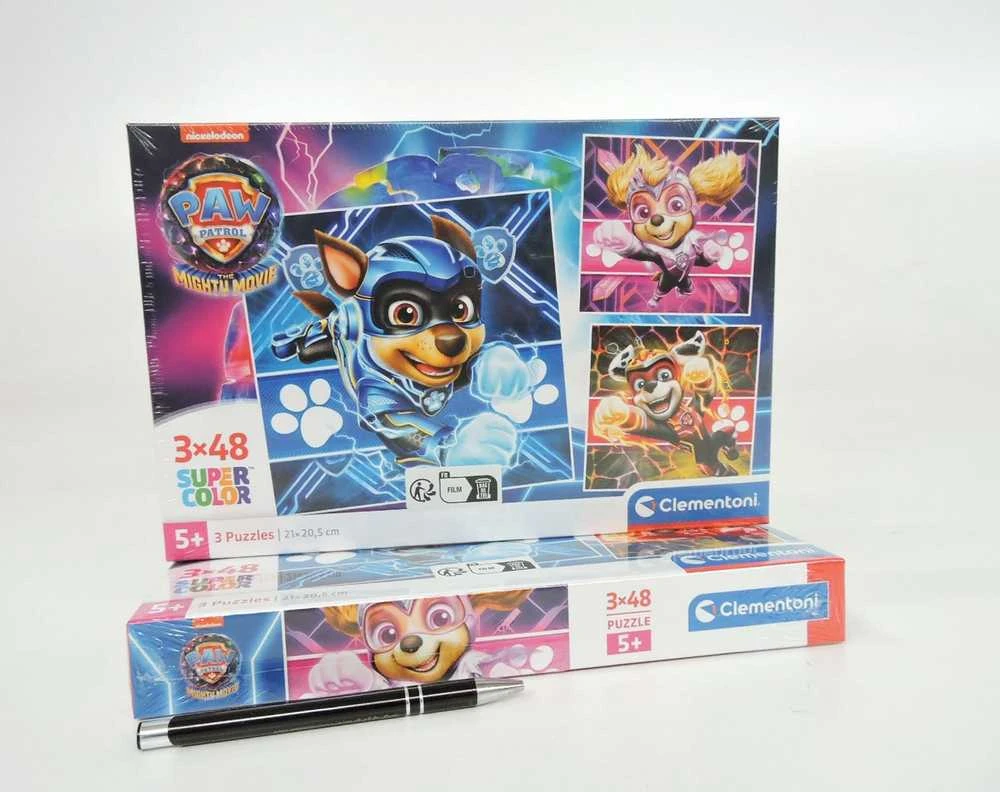 Clementoni Dėlionė 3x48 vnt. - Šunyčiai patruliai (PAW Patrol)