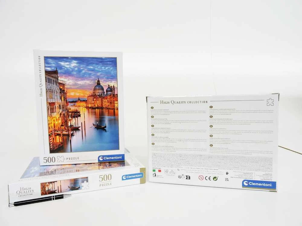 CLEMENTONI dėlionė HQC apšviesta Venecija 500 vnt,, 35056