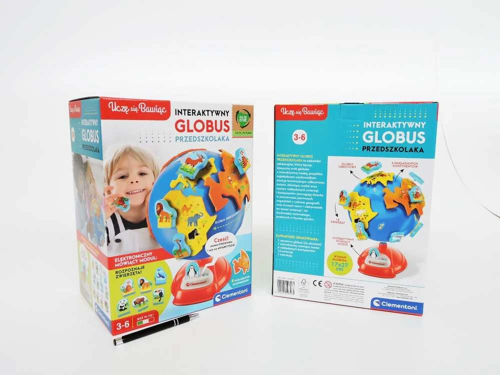 Globus Clementoni ikimokyklinio amžiaus gaublys (lenkų kalba)