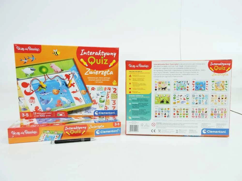 Clementoni Toys CLE Mokausi žaisdamas! Interakt.viktorina Gyvūnai 50942