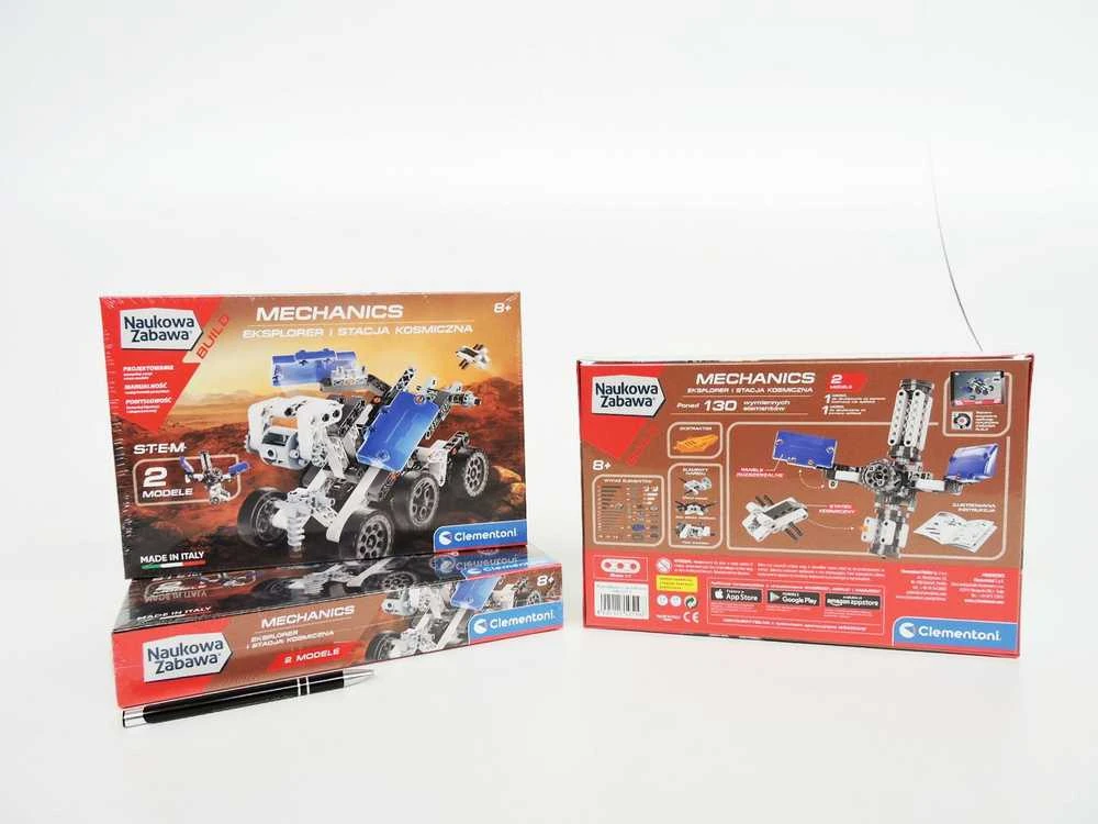 Construction Kit mechanikos laboratorija, Kosminės transporto priemonės - Clementoni 50519