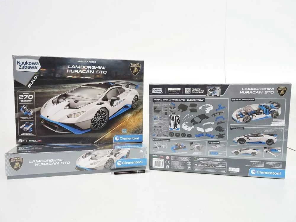 Clementoni Konstravimo rinkinys Lamborghini Huracan modeliui
