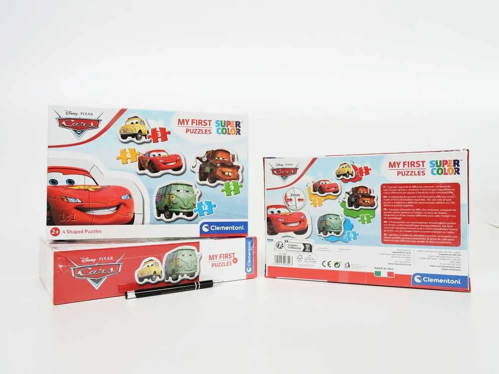 Dėlionė Clementoni Supercolor dėlionių rinkinys "Cars" 3-6-9-12 pcs