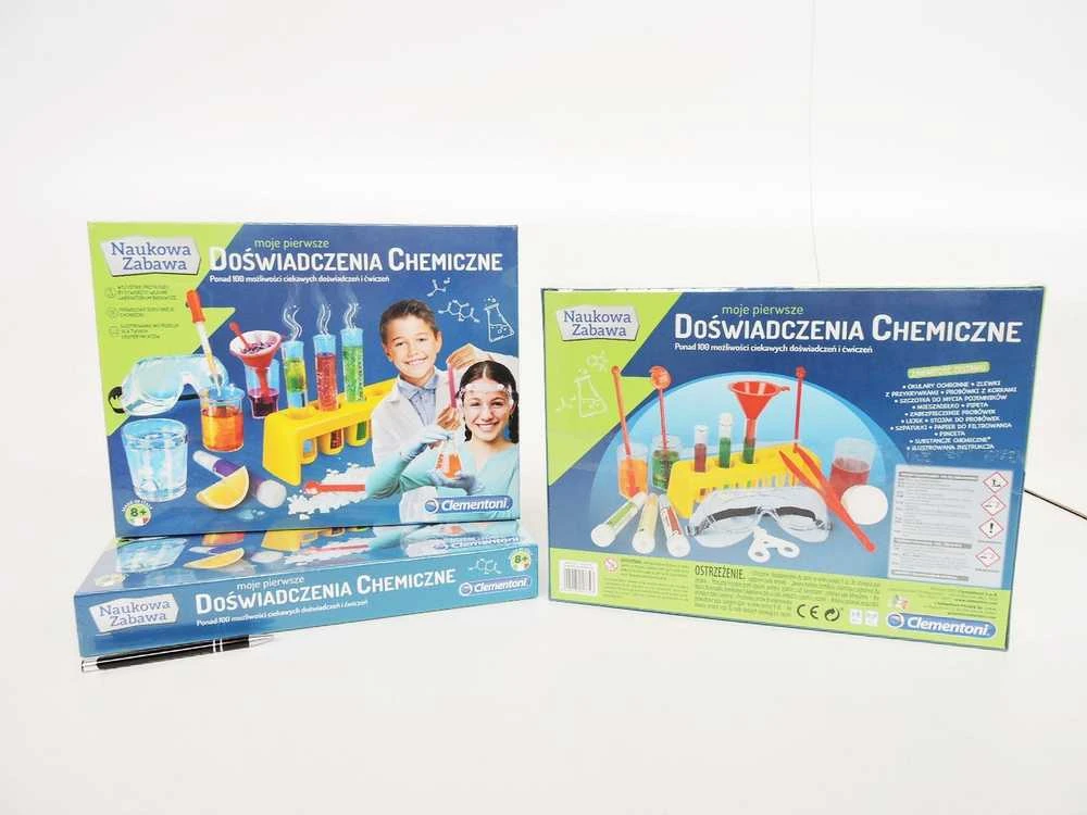 Žaidimas Clementoni pirmieji cheminiai eksperimentai 60774