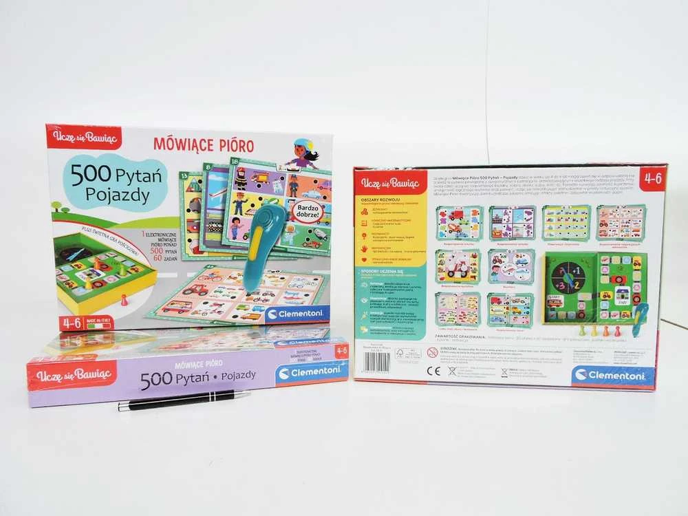 Clementoni Toys CLE Talking Pen 500 Questions Vehicles 50929
