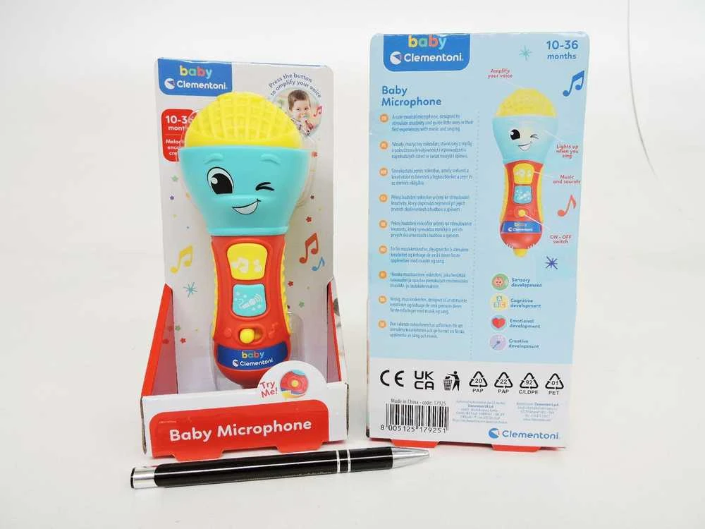 Clementoni Toys CLE BABY Muzikinis mikrofonas 17925