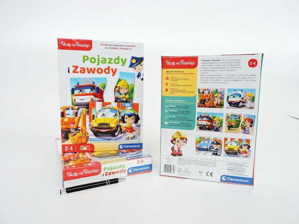 Dėlionė Edukacinis žaidimas „Transportas ir profesijos“ Clementoni 50765