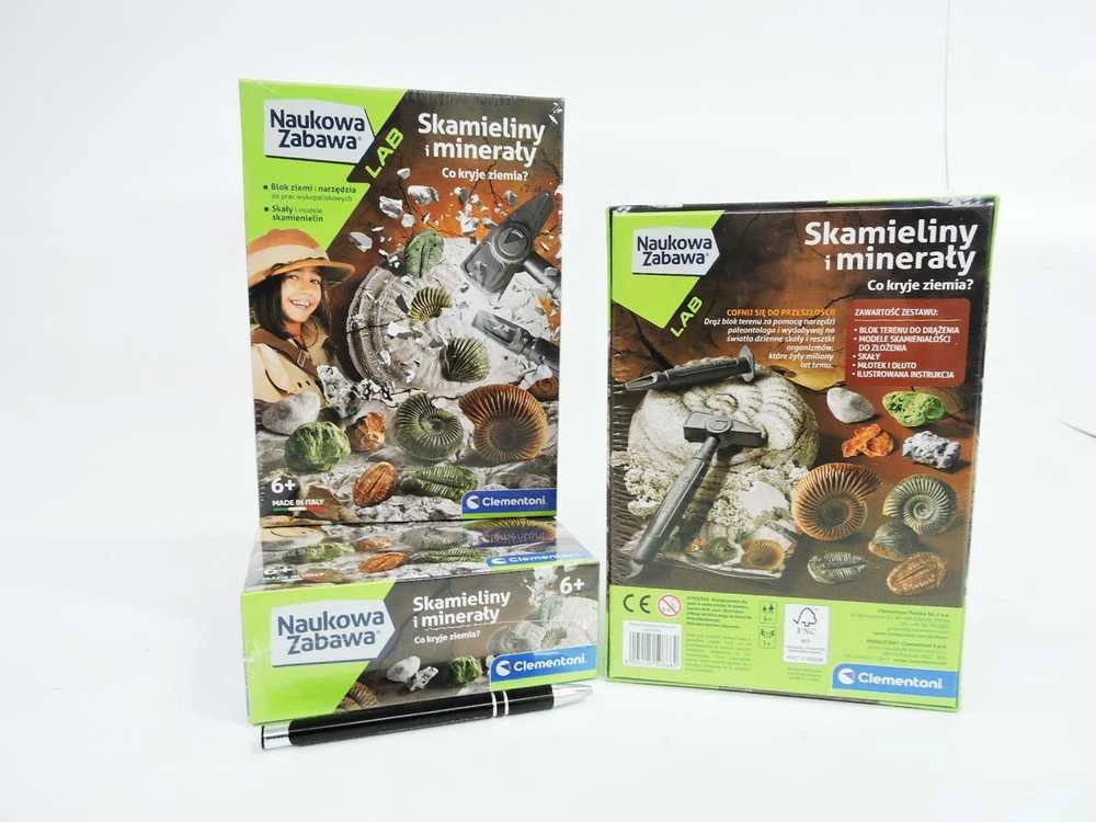 Clementoni Toys CLE Scientific Fun fosilijos ir mineralai 50866