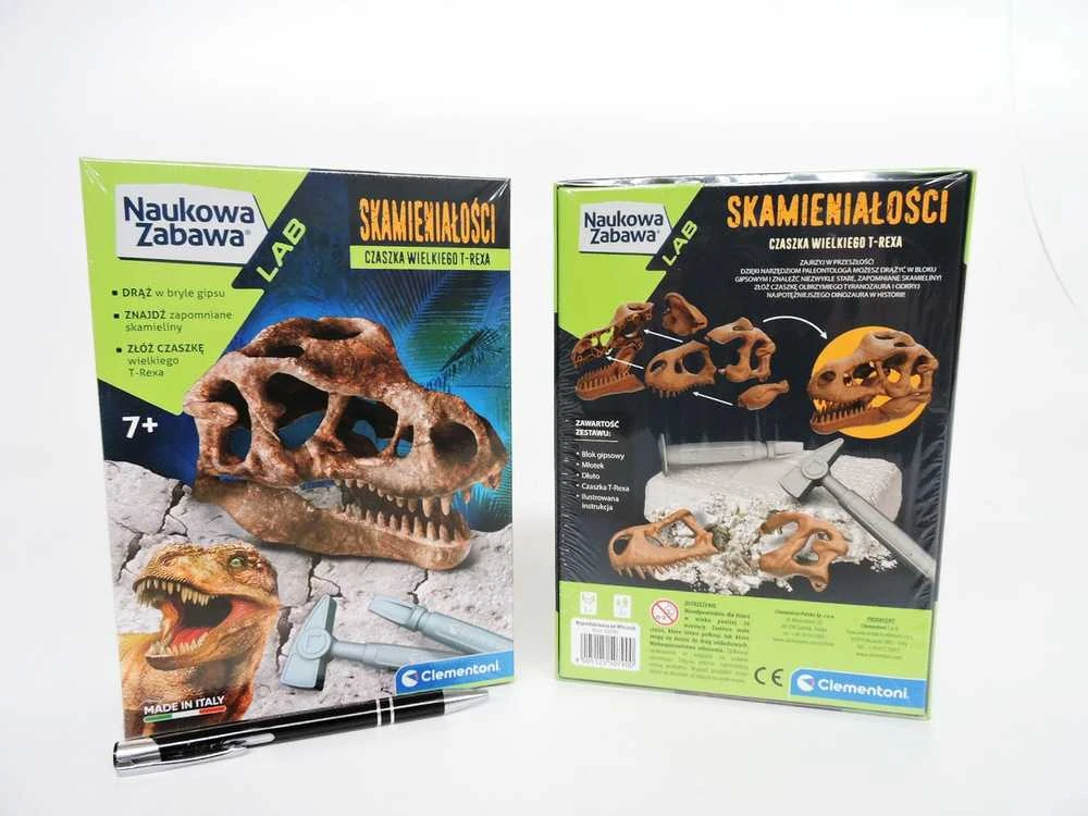 Archeologinis rinkinys Clementoni Scientific T-Rex kaukolė