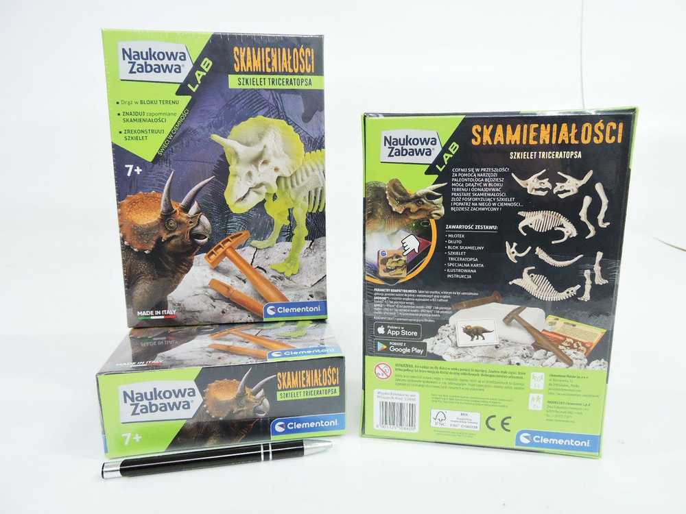 Clementoni Zabawki Clementoni ZEST KREAT TRICERA FOSSILS CLM 50860 PUD