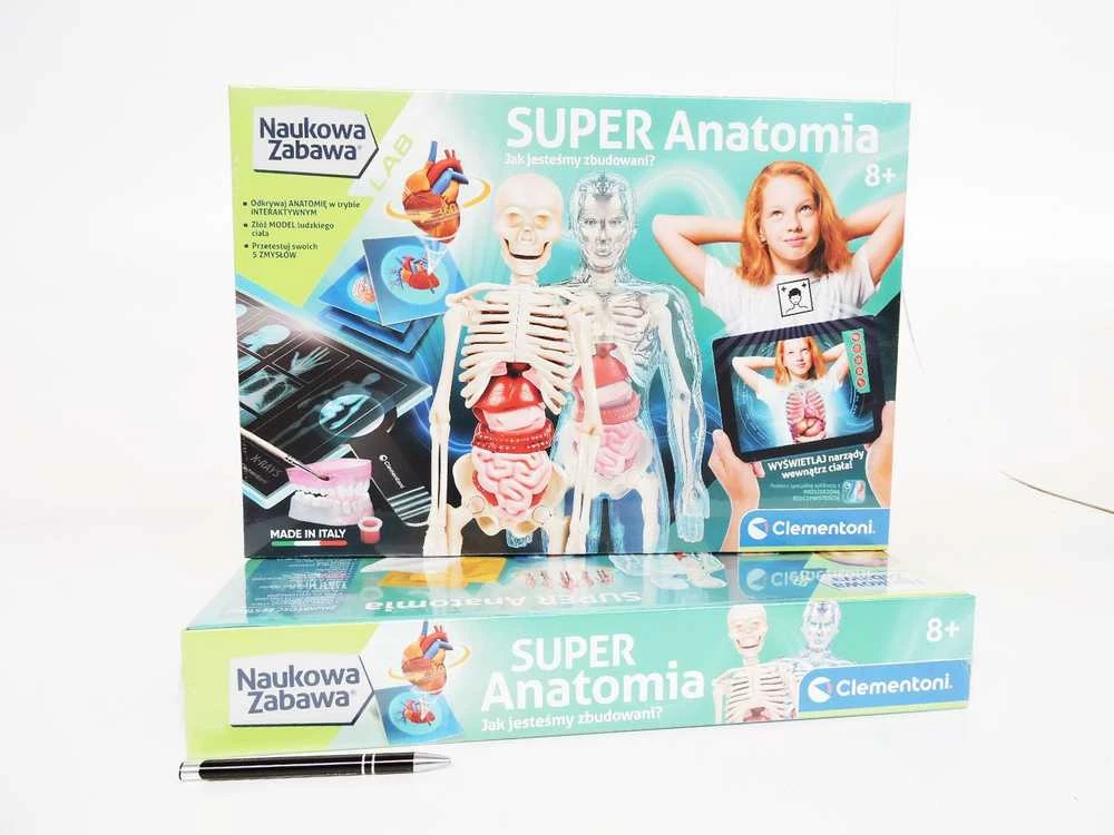 Naukowa Mokslo pramogos Super anatomija lenkų kalba Clementoni 50919