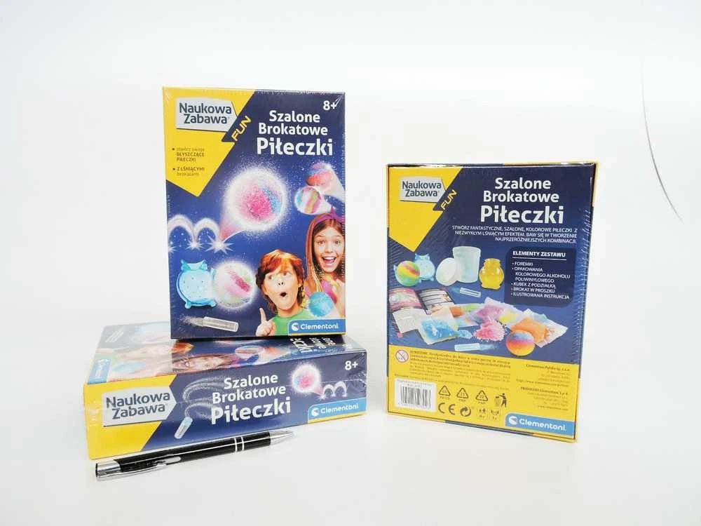 Mokslinė laboratorija Clementoni 50702: žėrintys kamuoliukai vaikams