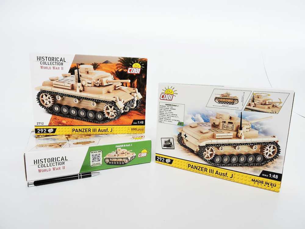 COBI - Konstruktorius Panzer III Ausf. J, 1/48, 2712