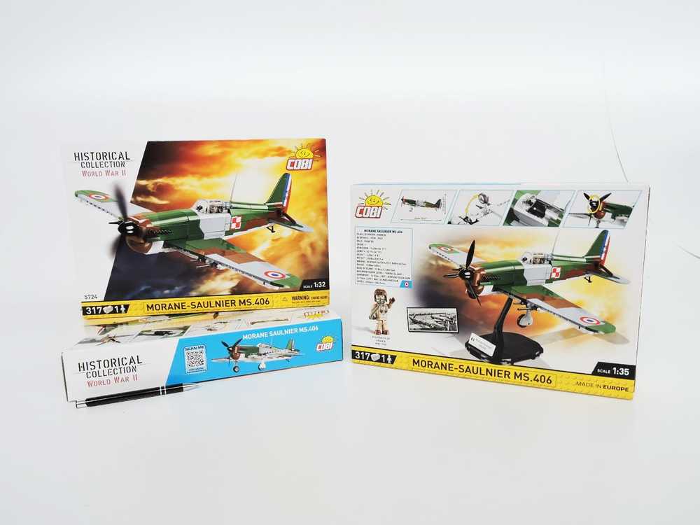 Cobi Morane-Saulnier MS.406 blokai