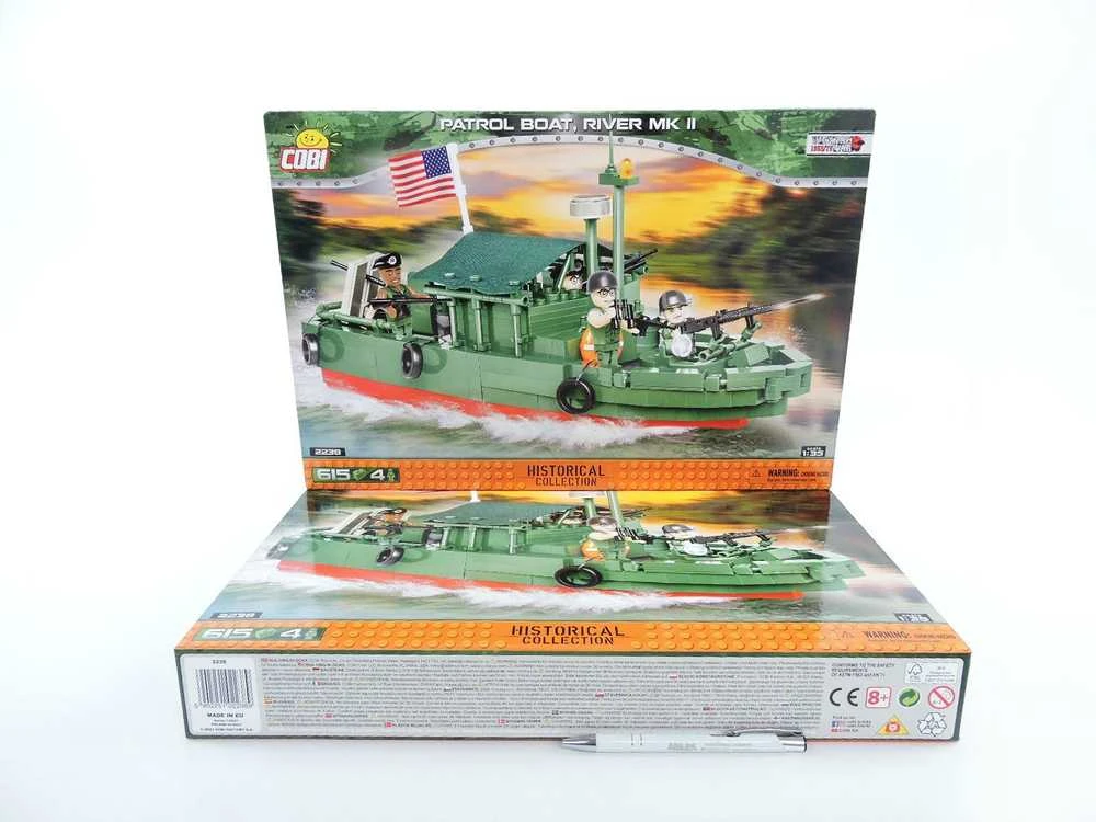 Surenkamas modelis Vietnam War PatrolBoatRiver MKII Cobi, 2238, 615 d.