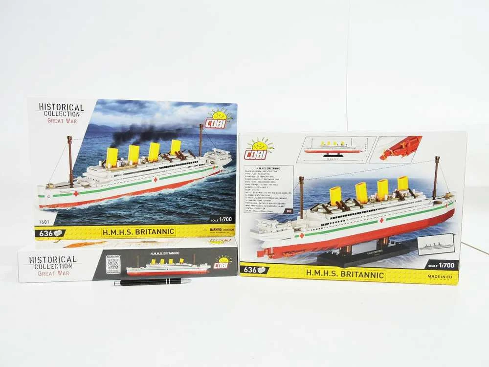 COBI HMHS Britannic laivo konstruktorius 1:700, 636 detalių
