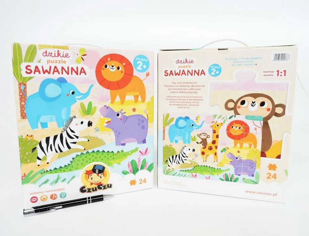 CzuCzu Dėlionė 24 vnt. - Laukinė savana