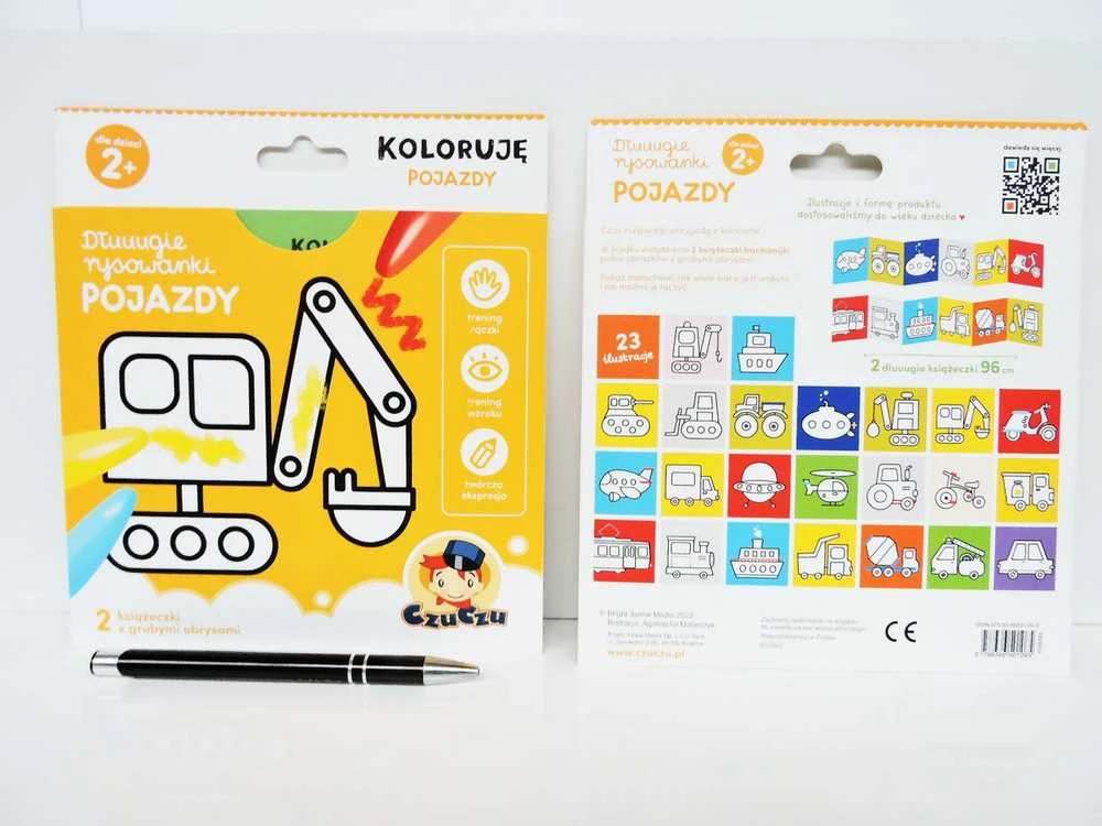 Czuczu Bright Junior Media Mokomoji knygelė Transporto priemonės CZU CZU 501065