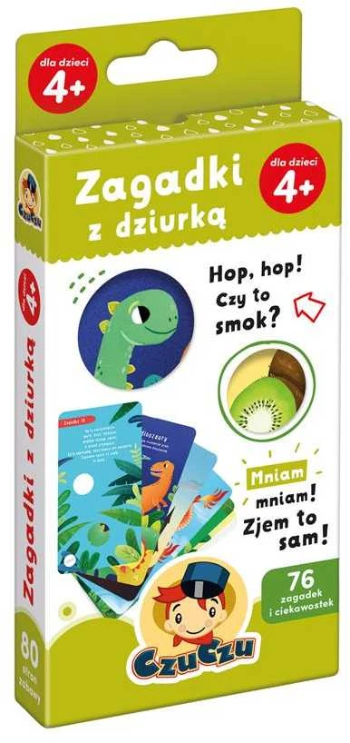 Dėlionė Czuczu galvosūkiai su skylių knyga 4+