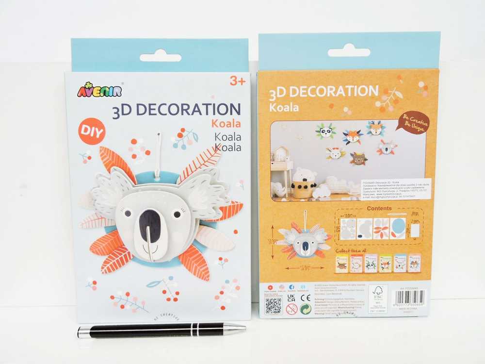 3D konstruktoriaus rinkinys – „Koala Design“ – Avenir (5205065)