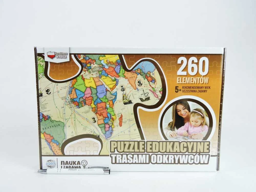 Dėlionė „Zachem Puzzle 260el On the Routs of Discoverers Education“ (8047)
