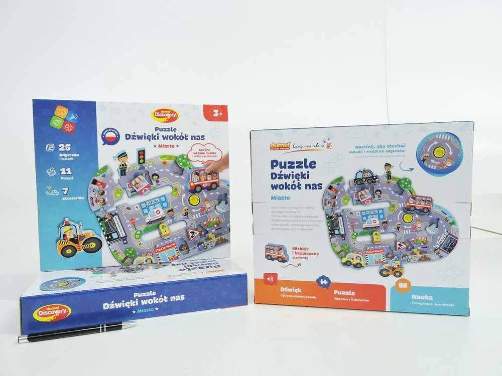 DUMEL DG 82337 Dėlionės garsai aplink mus miestas