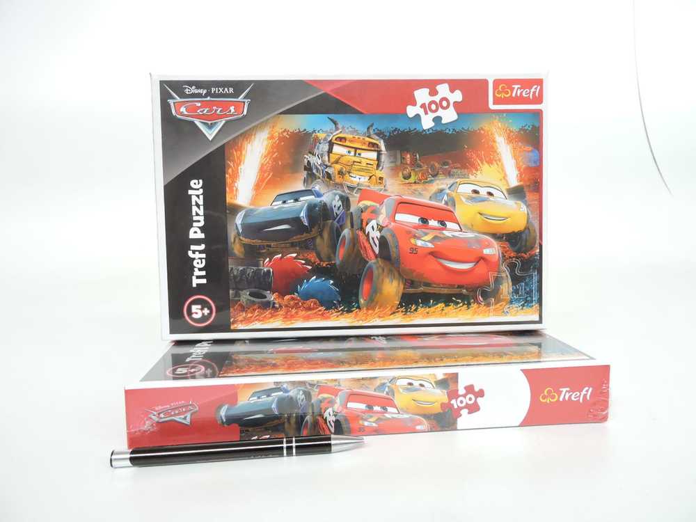Trefl Dėlionė 100 vnt. - Ratai (Cars)