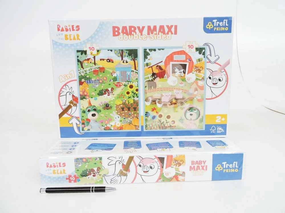 TREFL 43000 Dėlionė Baby MAXI 2x10 Susipažinkite su kūdikiais