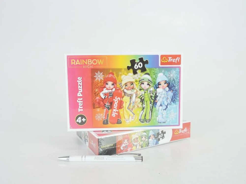 Trefl Dėlionė 60 vnt. - Lėlės „Rainbow high“