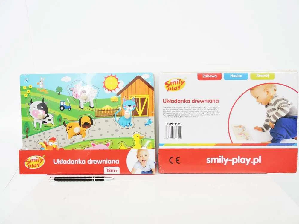 Dėlionė Smily *****Medinis.išdėstymas.Šypsenėlių.žaidimas.rašiklis SPW83600 36009