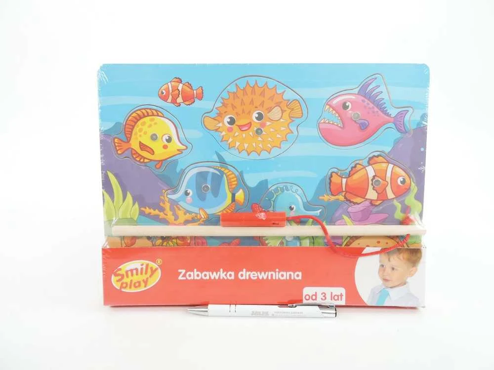 Dėlionė SMILY PLAY SPW83609 Medinis žaislas Žuvis