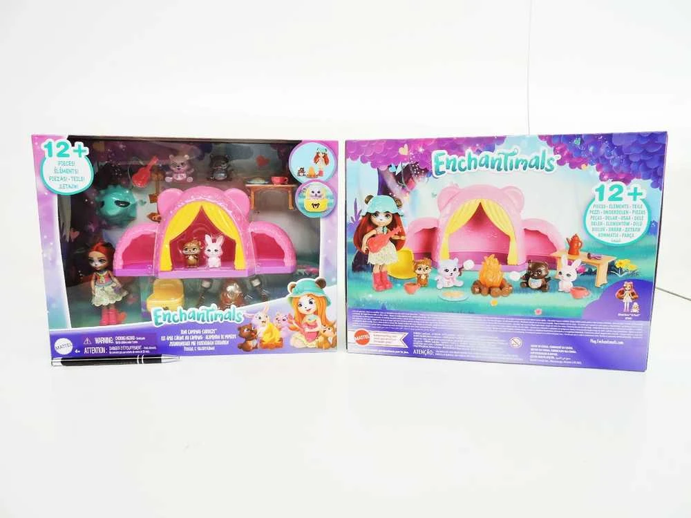 Mattel Enchantimals stovyklavimo rinkinys meškiukas ZA5995