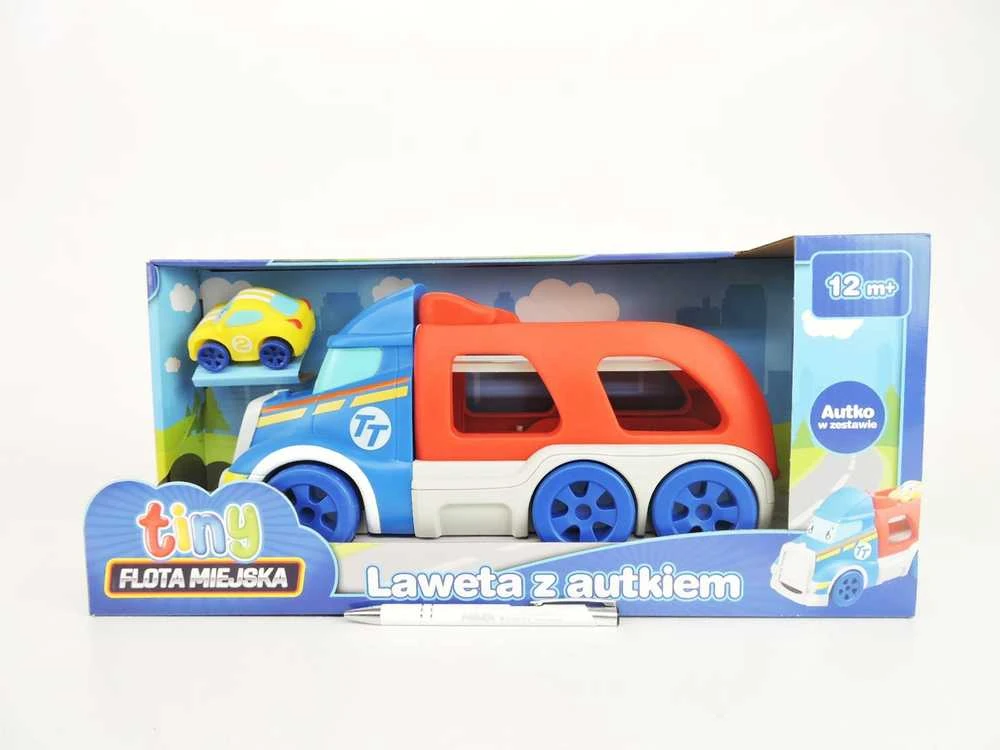 Žaislinė miesto platforma su automobiliuku Dumel