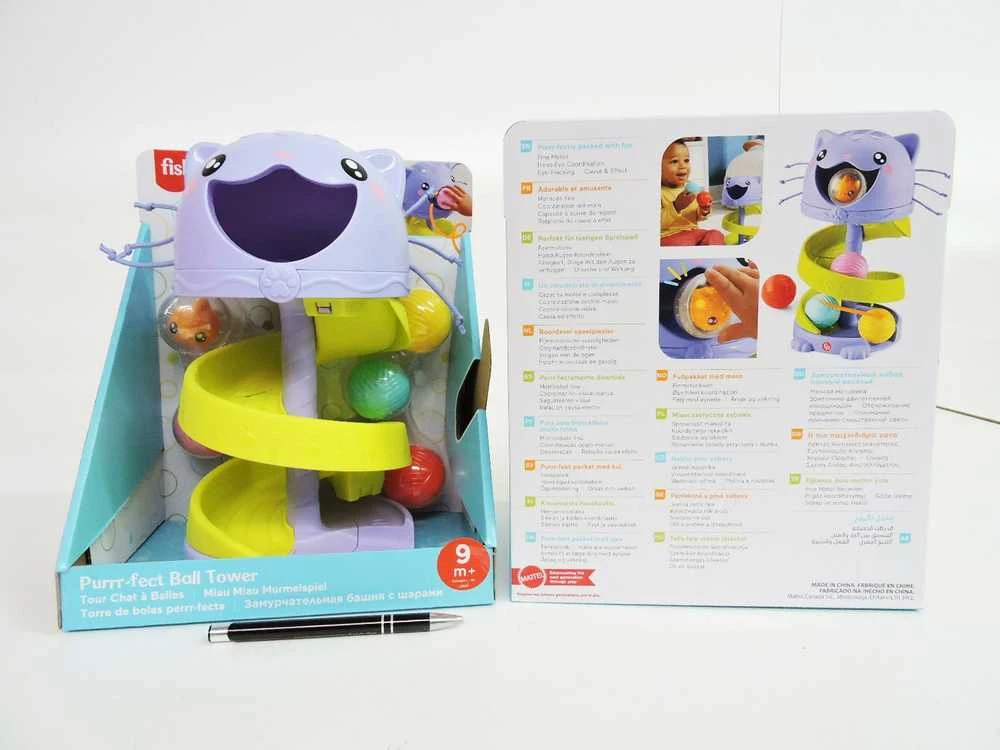 Mattel Fisher-Price Kitty Ball Tower – kačių bokštas ir kamuoliai