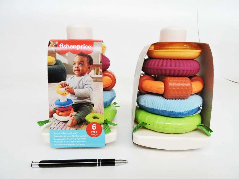 Mattel FISHER-PRICE jutiminis bokštelis – Supk ir statyk (HXK47)