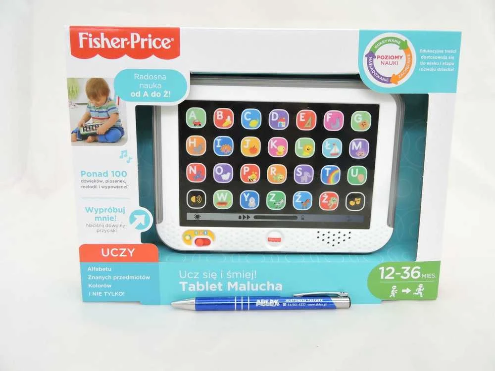 Fisher Price žaislinis planšetinis kompiuteris, lenkų k.