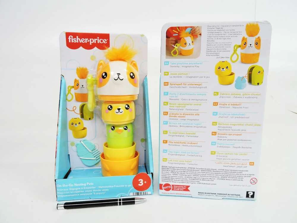 Mattel Nešiojamas žaidimų rinkinys „Gyvūnai“ – sulankstomi žaislai
