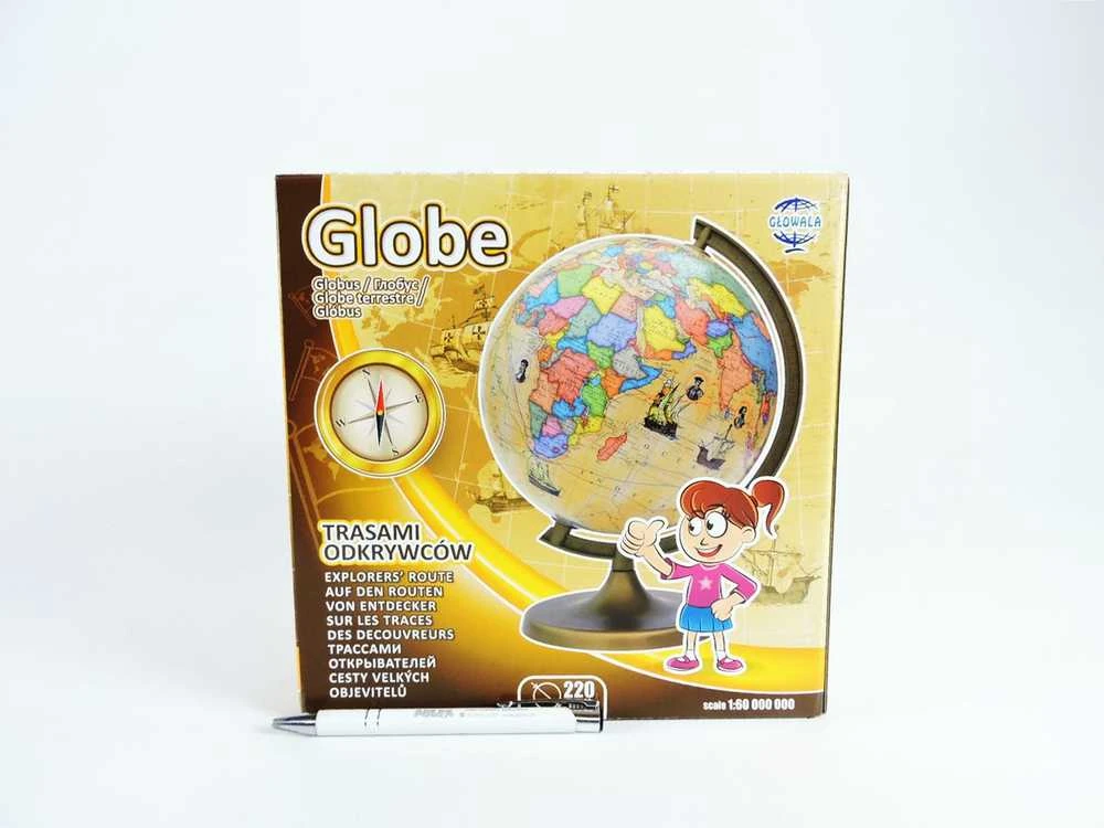 Zachem Globe 220 su tyrinėtojų maršrutais