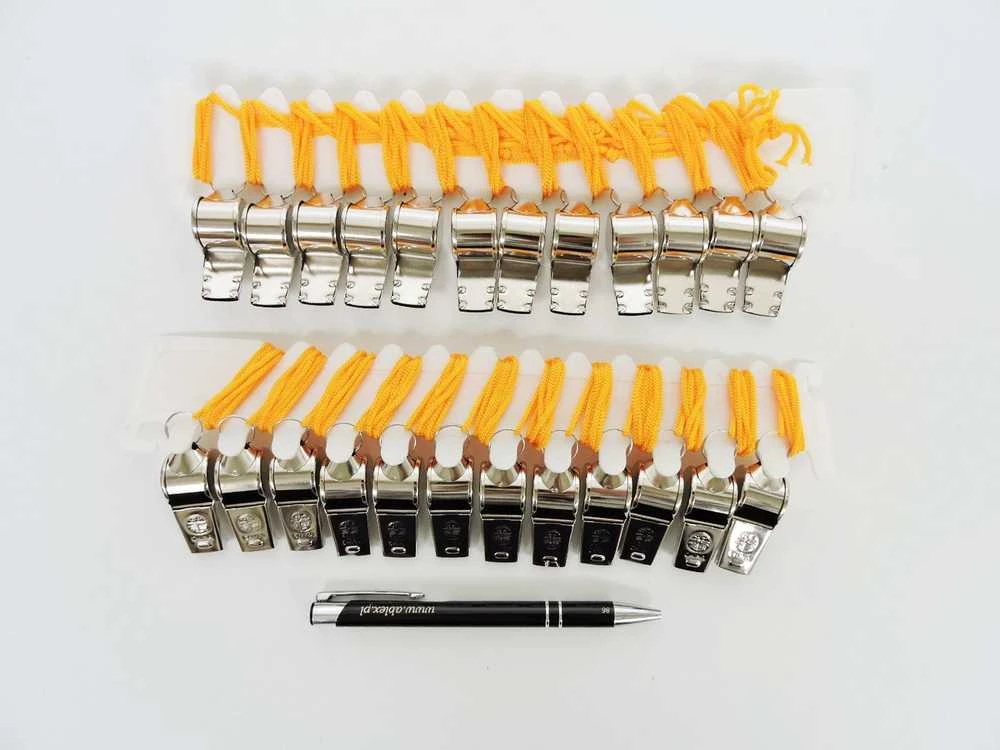 Dromader Teisėjo švilpukas, metalinis, 24 vnt 00673 (24 vnt = 1 pakuotė)