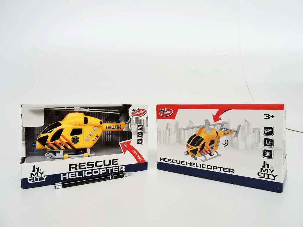 Mega Creative HELICOPTER B/O 23X14X10 MC MY CITY WB 36/72