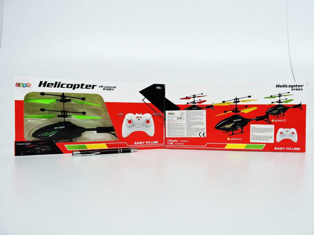 Helikopter Nuotolinio valdymo RC sraigtasparnis su giroskopu (žalia)