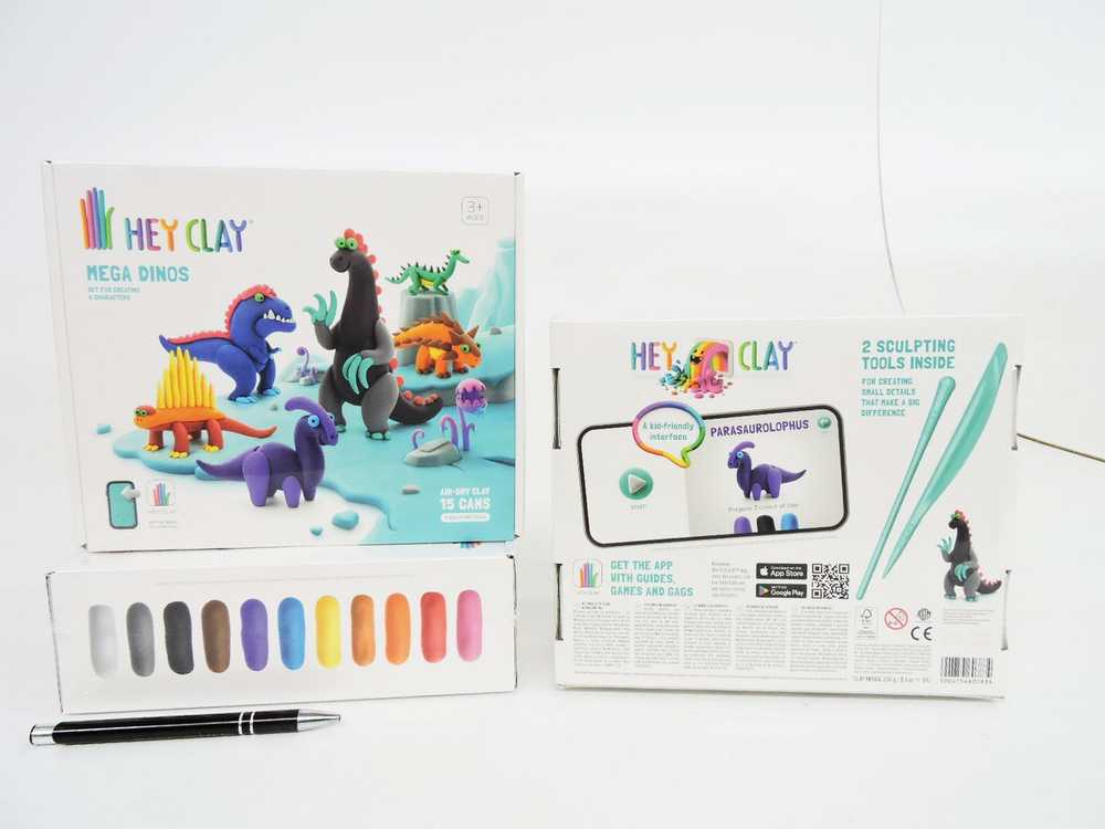 TM Toys Masa plastyczna Hey Clay Rinkinys Mega Dinozaury