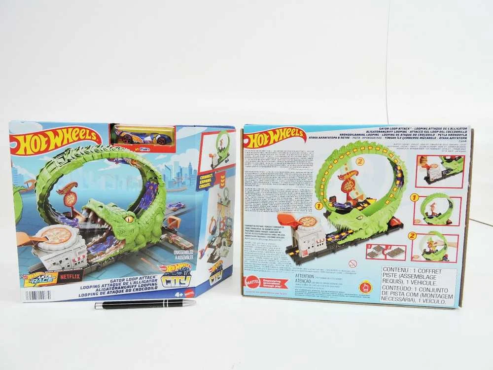 Mattel Hot Wheels rinkinys „Aligatorius, užpuolęs piceriją“