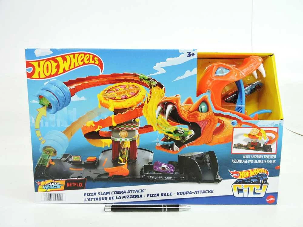 Mattel HOT WHEELS CITY rinkinys – Gyvatė picerijoje (HTN81)