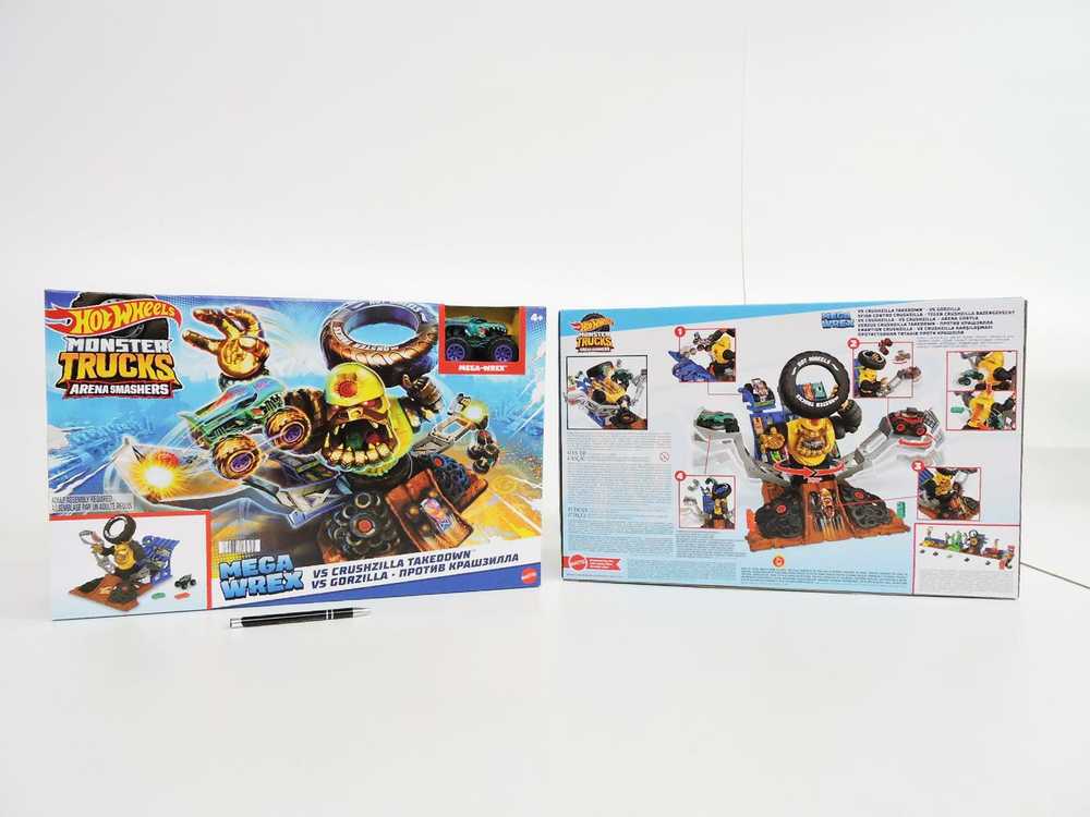 Mattel Žaislinis Hot Wheels Monster Trucks Mega-Wrex arena