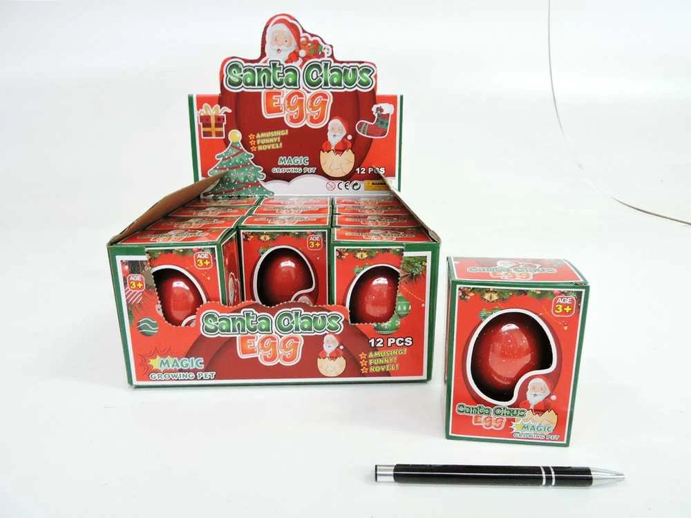Hipo kiaušinį auginantis Kalėdų Senelis/Sniego senis 6 cm 621717 03980