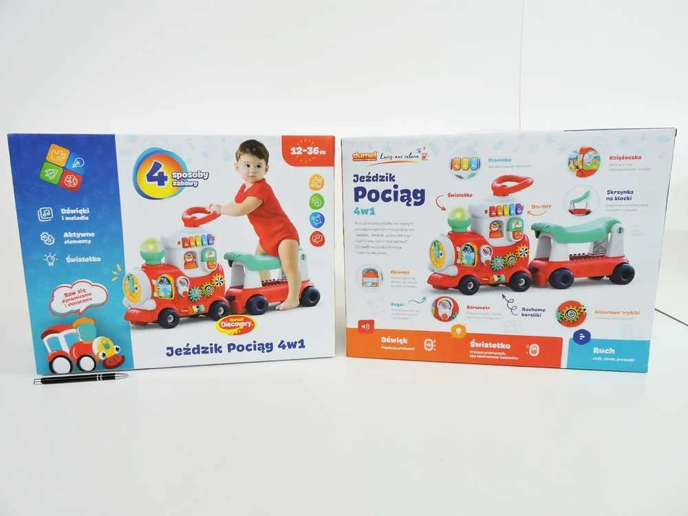 Balibazoo DUMEL DD 10226 važiuojamasis traukinys 4in1